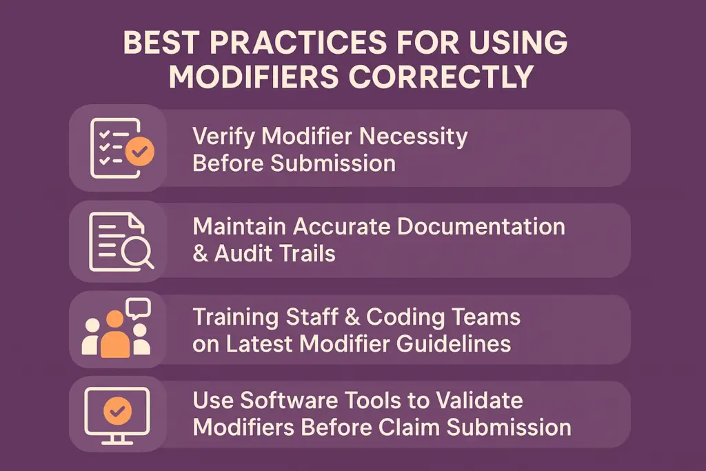 Best Practices for Using Modifiers Correctly