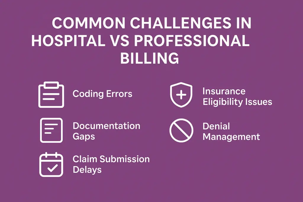 Common Challenges in Hospital vs Professional Billing
