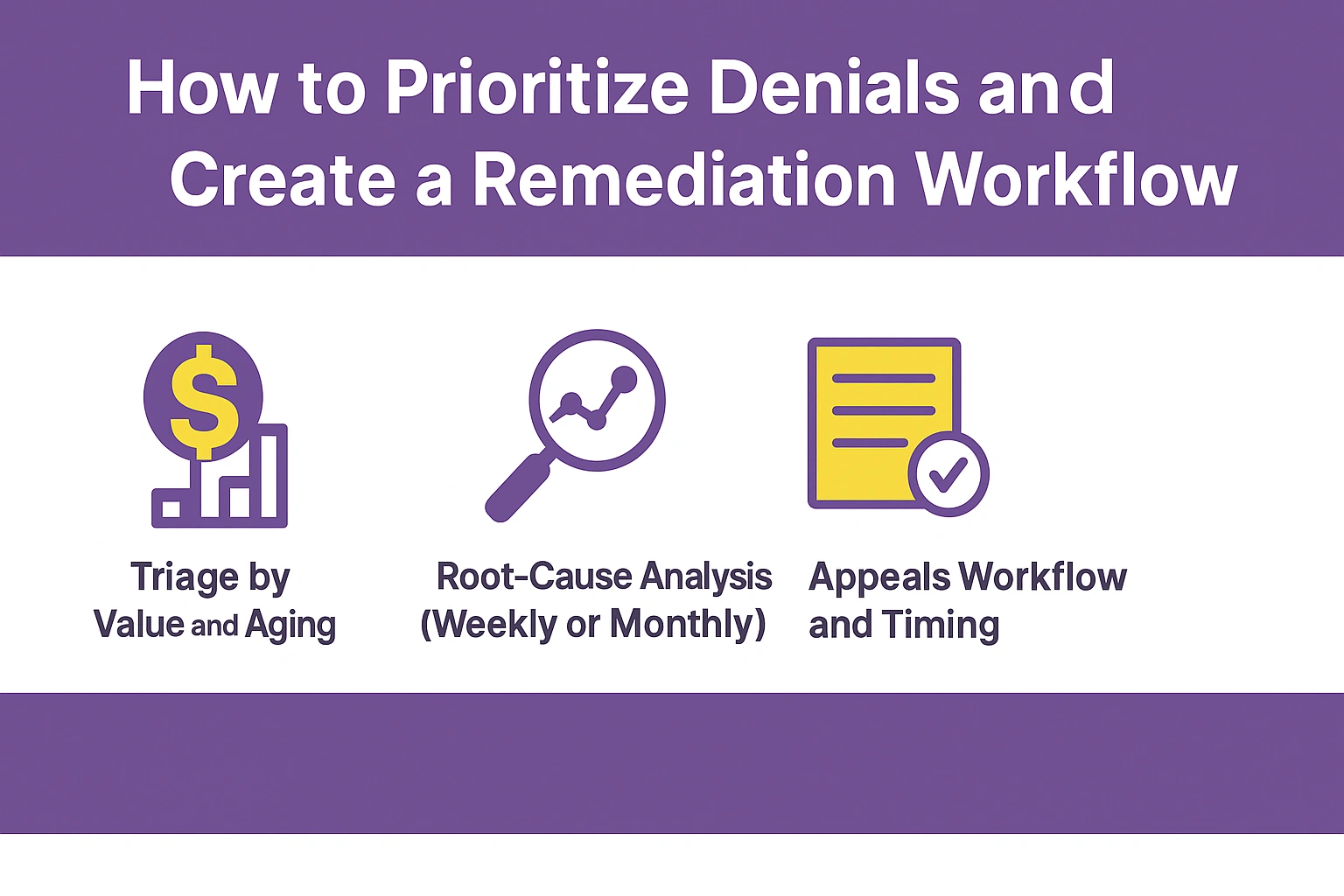 How to Prioritize Denials and Create a Remediation Workflow